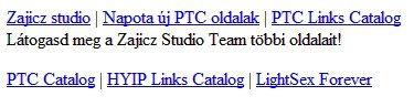 Link és alá egérre működő felirat